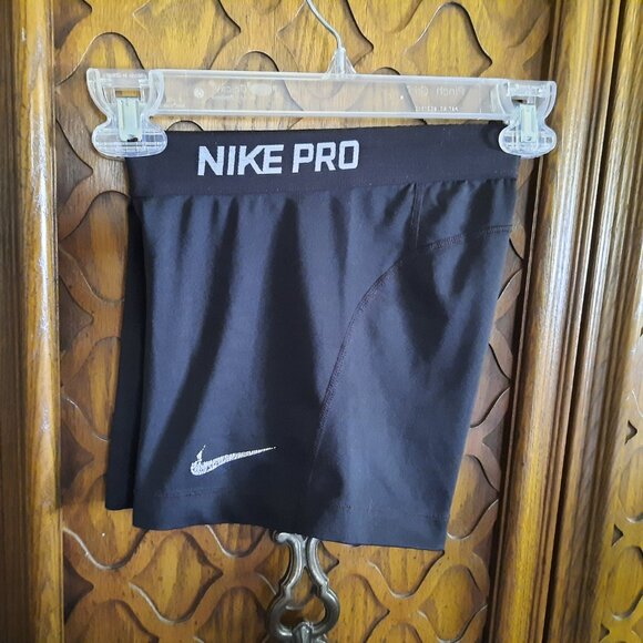 NIKE PRO Women's 3.0" Compression DRI-FIT Shorts Style# 589364-010 - Black, S - Picture 6 of 16